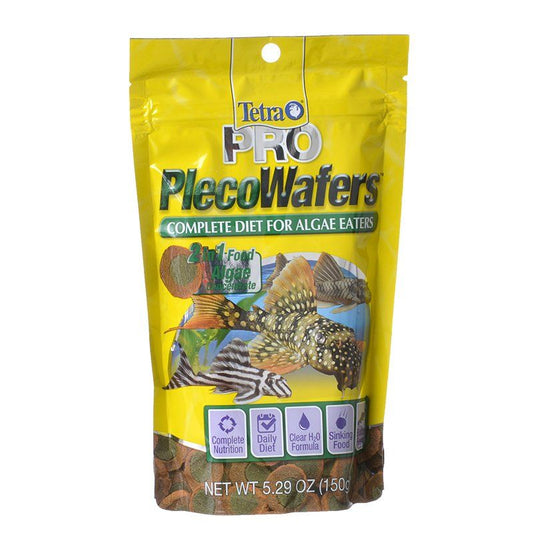 Tetra Pro Pleco Wafers Complete Diet For Algae Eaters 5.29 oz