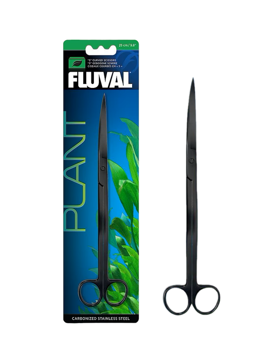 Fluval Stainless Steel Curved Pruning Scissors 9.8" Part # 14480