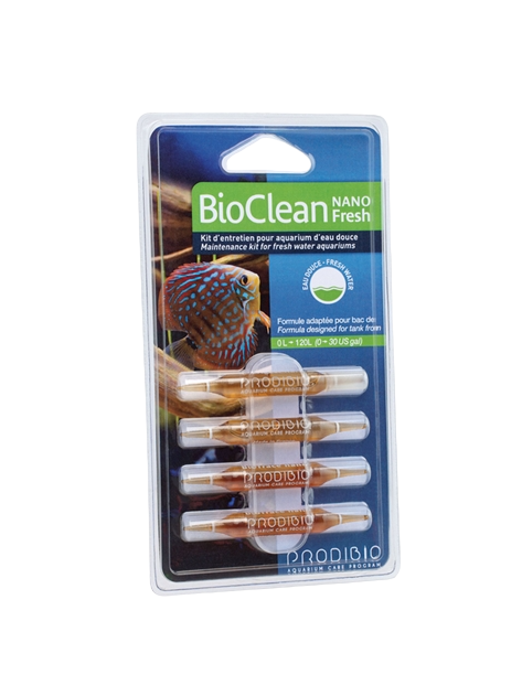 Prodibio BioClean Nano Freshwater, 4 Vials Part # 00403