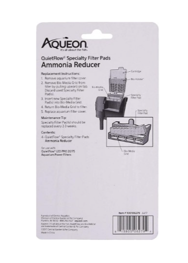 Aqueon Ammonia for QuietFlow LED Pro 20/75 Power Filter  Part# 100106279