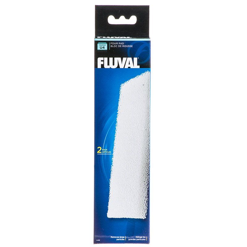 Fluval U4 Underwater Filter Bio-Foam Pad Pack of 2 Part# A488