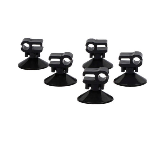 Aquarium (5 piece) Suction Cup Holder Clips Kit for Airline & Wire Cord