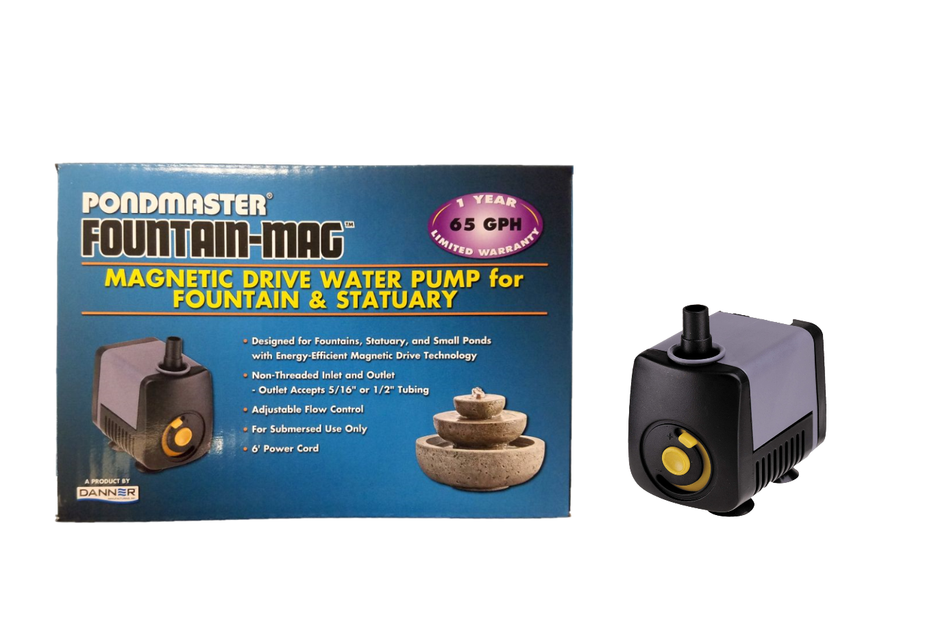 Pondmaster Fountain Mag 65 GPH Part # 2510