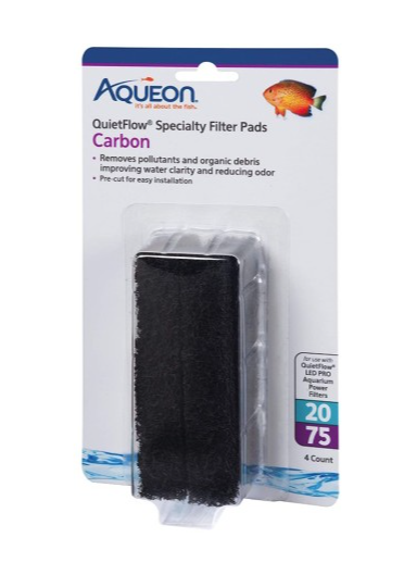 Aqueon Carbon for QuietFlow LED Pro 20/75 Power Filter  Part# 100106282