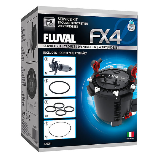 Hagen Fluval FX4 Service Kit Replacement Impeller, Motor, Top Seal Part# A20261