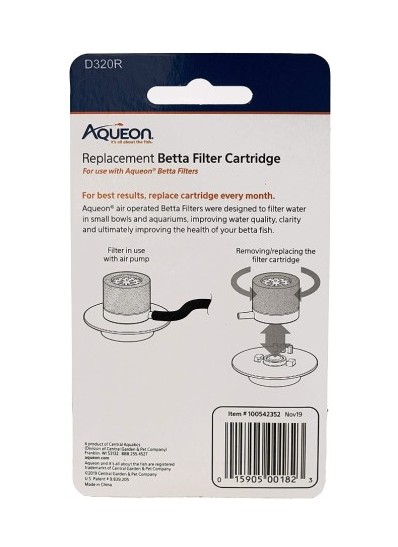 Aqueon Betta Filter Replacement Cartridge  (2 pack)  Part# 100542352