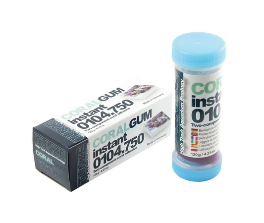 Tunze Coral Gum Instant 0104.750 Two Component Coral Adhesive