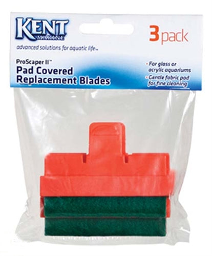 Kent Marine Pro Scraper II Replacement Pad Covered Blades - 3 Pack