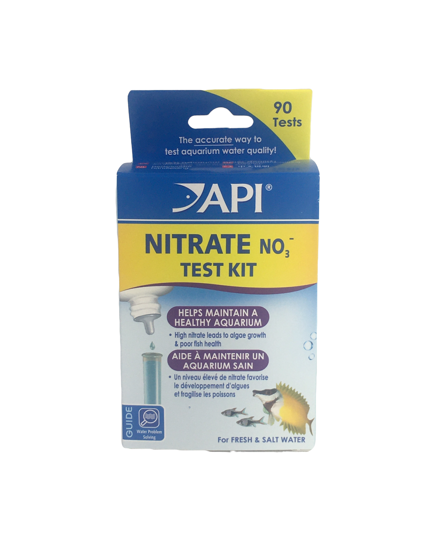API Nitrate Aquarium Test Kit Fresh & Salt Water 90 Test