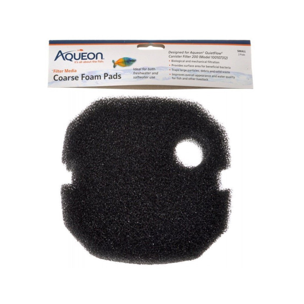 Aqueon Quiteflow Canister Filter 200 Coarse Foam Pads (2 Pack) Part#100107318