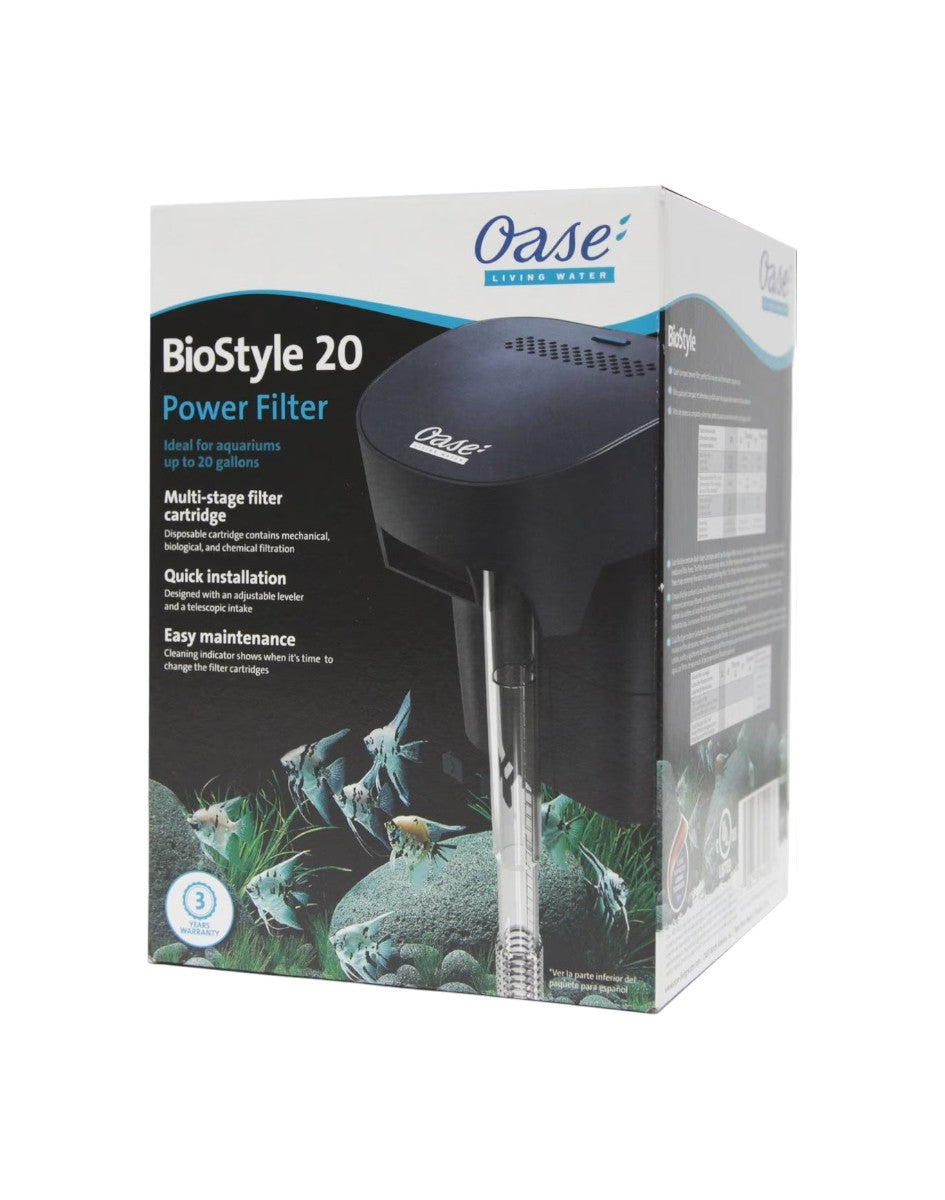 OASE BioStyle 20 Power Filter 100 GPH Part # 84064