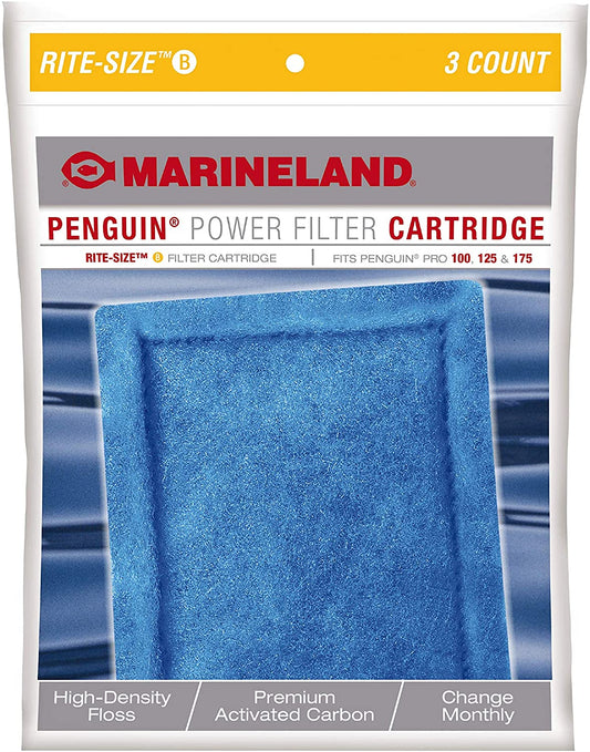 Marineland Penguin 125 & 150 Rite Size B  3 Count Part# PA132-03