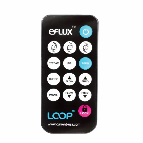Current USA eFlux Wave Pump Wireless Remote Control Part# 3229