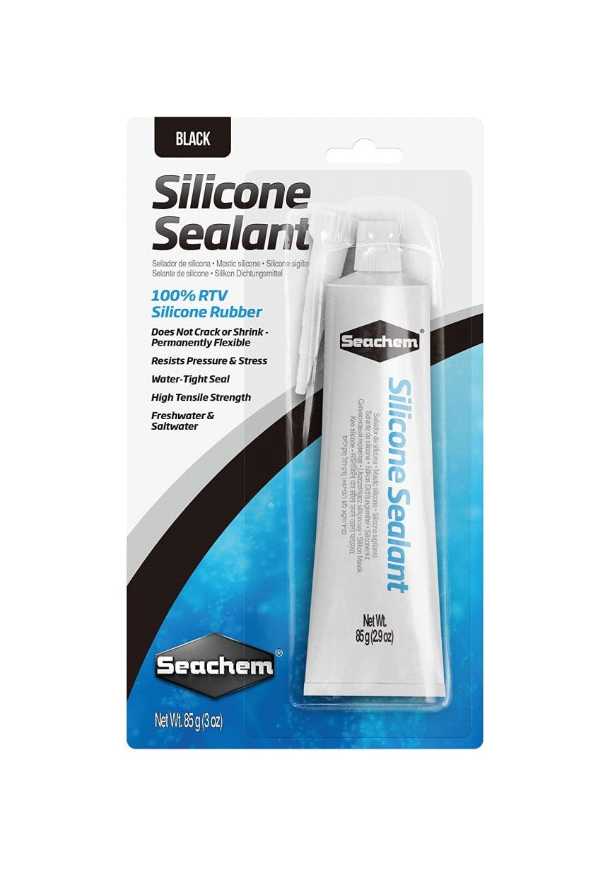 Seachem Black Silicone Sealant 3 oz Part # 3129