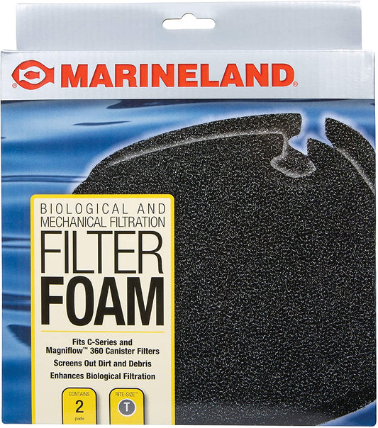 Marineland 360 Magniflow / C-Series  Bio Foam Rite Size T   2 pack