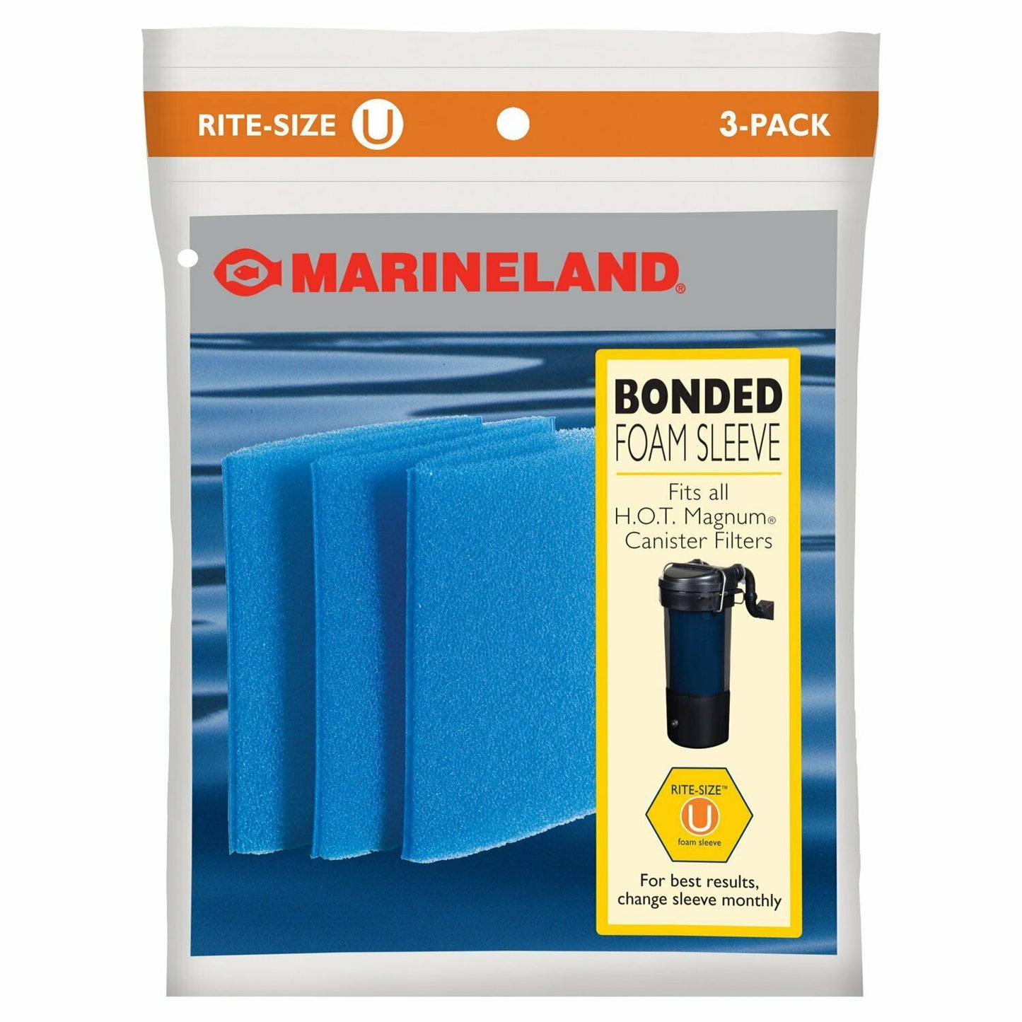 Marineland Bonded Foam Sleeve H.O.T. Rite Size U Part # PA0115-03