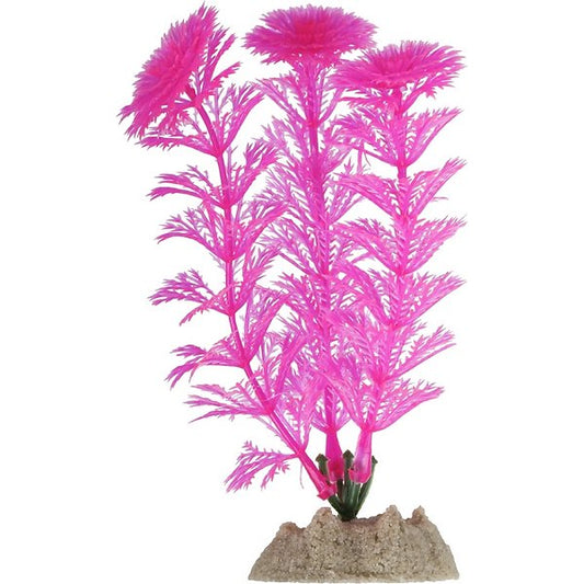 GloFish Fluorescent Small Pink Aquarium Plant 4" Part # 77324