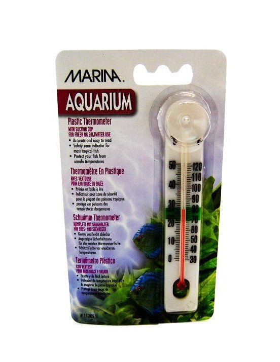 Marina Plastic  Thermometer With Suction Cup Mount Part # 11205