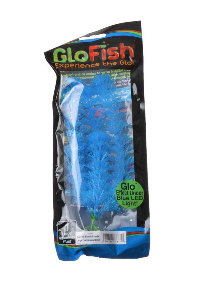 GloFish Aquarium Plants Large Blue Part # AQ-77371