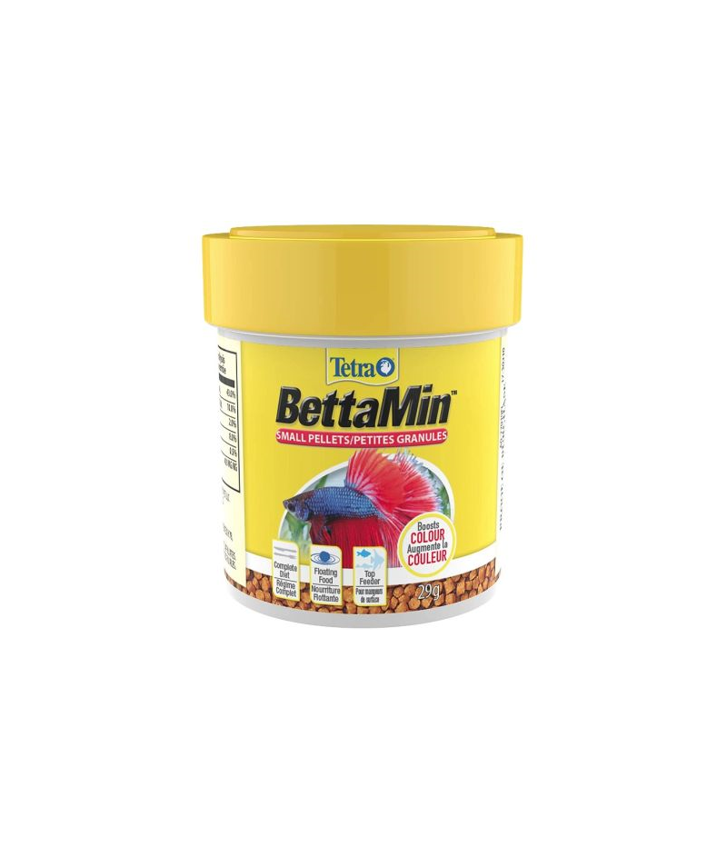 Tetra BettaMin Small Pellet 1.02 oz Part# AQ-77019