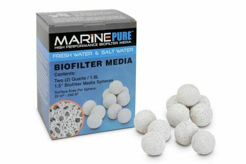 Marine Pure Bio Sphere 2 Quart 1.9L Bio Filter Media Part # 900102