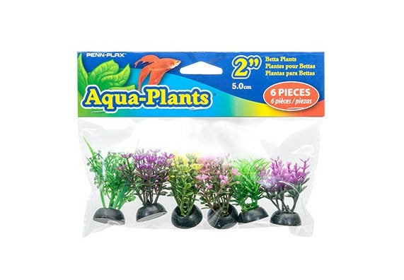 Penn Plax Aqua Plants 2" Natural Foreground Plants (Set of 6) Part #APFP1