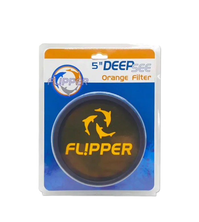 Flipper DeepSee 5" Aquarium Viewer Orange Filter Lens Part # 14410