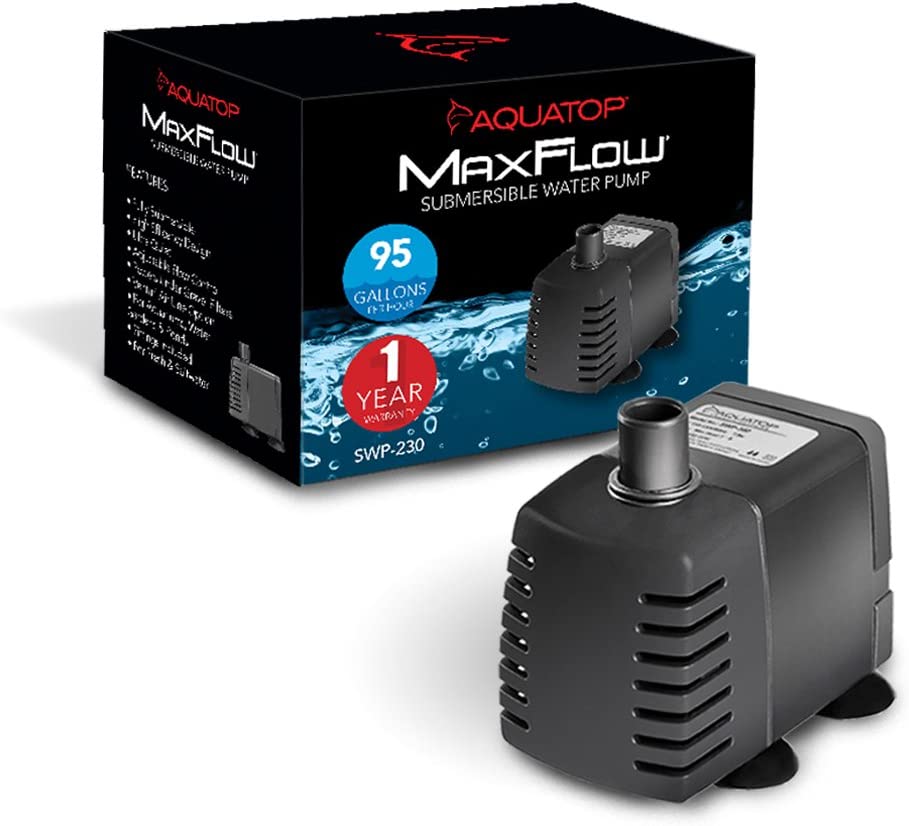 Aquatop MaxFlow 95 GPH Submersible Water Pump Part# SWP-230