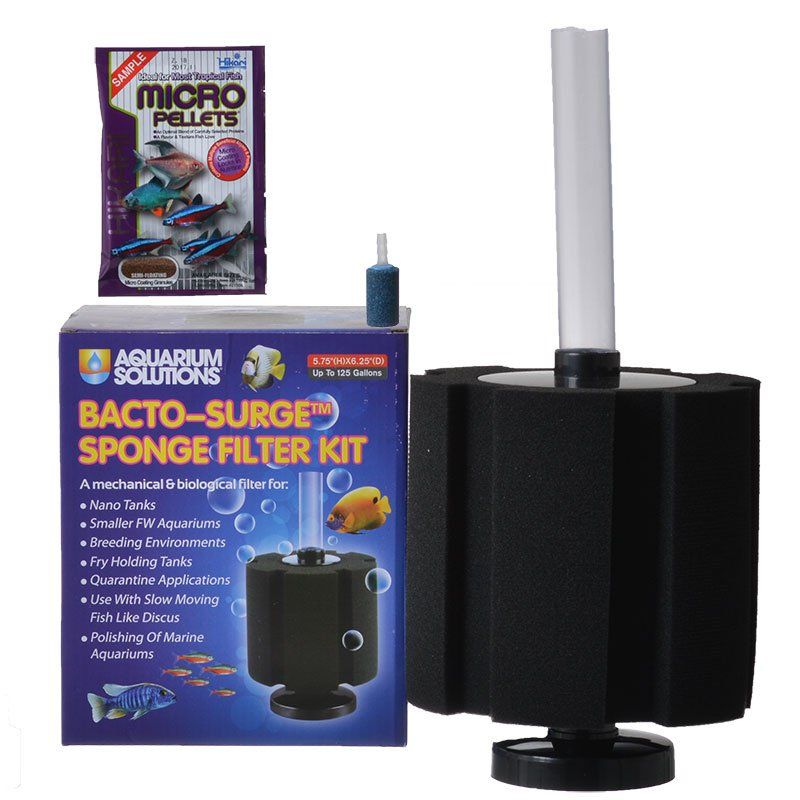 Hikari Aquarium Solutions Sponge Bacto-Surge Foam Filter X-Large 125 Gallons