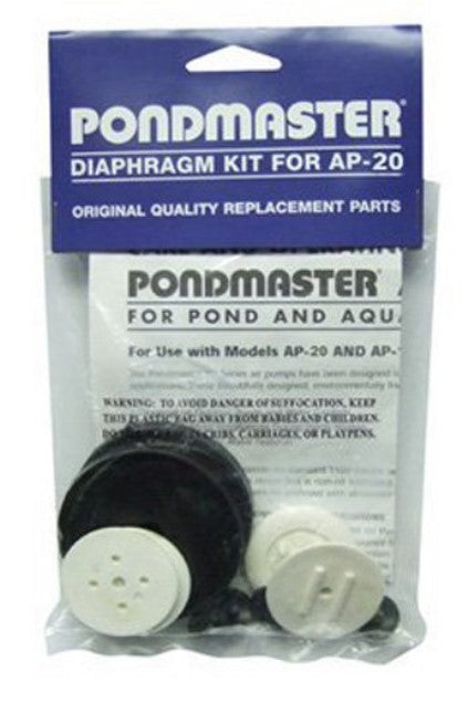PondMaster/Danner AP-20 Diaphragm Repair Kit for Air Pump   Part# 14525