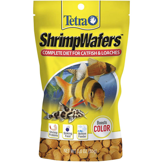 Tetra ShrimpWafers 3.0oz Part# AQ-77024