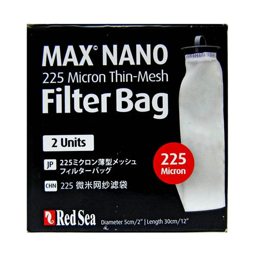Red Sea Max Nano Thin Mesh Filter Bag 225 Micron 2 Pack Part# R40580