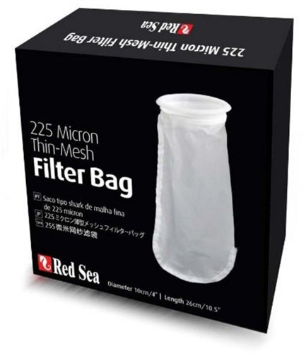 Red Sea Thin Mesh Filter Bag 10.5" x 4" Inch 225 Micron S-Series Part# R42197